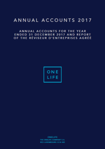 OneLife Company Annual Accounts 2017